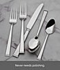 Mikasa Kyler 65-Piece Stainless Steel Flatware Set - Image 4