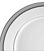 Color:Grey - Image 2 - Platinum Crown 40-Piece Dinnerware Set