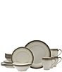 Mikasa Swirl 16-Piece Ombre Dinnerware Set, Color:Mocha Ombre - Image 1