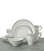 Mikasa Swirl 16-Piece Ombre Dinnerware Set, Color:Grey Ombre - Image 2