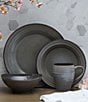 Mikasa Swirl 16-Piece Dinnerware Set, Color:Graphite Speckle - Image 3
