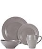 Mikasa Swirl 4-Piece Place Setting, Color:Mocha - Image 1