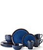 Color:Blue - Image 1 - Talia Blue 16-Piece Dinnerware Set