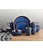 Color:Blue - Image 2 - Talia Blue 16-Piece Dinnerware Set