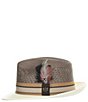 Biltmore by Dorfman Milano Straw Braided Fedora Hat - Image 2
