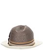 Biltmore by Dorfman Milano Straw Braided Fedora Hat - Image 3