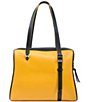 Min & Mon Esther Golden Glow Happy Tiger Embroidered Satchel Bag - Image 2