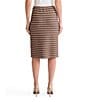 Ming Wang Basket Weave Knit Straight Skirt, Color:Taupe Multi - Image 2