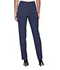 Color:Indigo - Image 2 - Straight Leg Knit Pull-On Pants