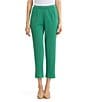 Ming Wang Knit Flat Front Straight Leg Pull-On Pants - Image 1