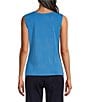 Ming Wang Knit Scoop Neck Sleeveless Tank - Image 2