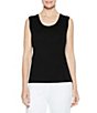 Ming Wang Knit Scoop Neck Sleeveless Tank - Image 5