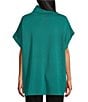 Ming Wang Knit Short Sleeve Turtleneck Tunic, Color:Everest - Image 2