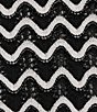 Color:Black/White - Image 4 - Knit Zig Zag Pattern Round Neck Long Sleeve Hook Front Jacket