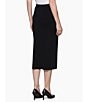 Color:Black - Image 2 - Midi Length Pencil Skirt