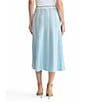 Ming Wang Coordinating Multi-Pattern Soft Knit A-Line Midi Skirt, Color:Serene/Limestone - Image 2
