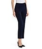 Ming Wang Petite Knit Flat Front Straight Leg Pull-On Pants - Image 3