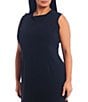 Ming Wang Plus Size Basic Sleeveless Scoop Neck Tank Midi Dress - Image 3