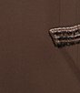 Ming Wang Plus Size Stretch Deco Crepe Knit Notch Lapel Long Sleeve Jacket - Image 4