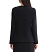 Ming Wang Stretch Deco Crepe Ruffled Draped Long Sleeve Jacket - Image 2