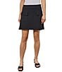 Color:Black - Image 1 - Woven Cargo Pocket Mini Skirt