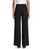 Ming Wang x Anna Marie Stretch Deco Crepe No-Roll Waistband Pintuck Wide Leg Pull-On Pants - Image 3