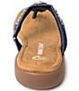 Color:Blue Denim - Image 3 - Brecca Denim Ornament Thong Sandals