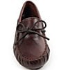 Color:Dark Brown Lariat - Image 4 - Classic Leather Driver Moccasins