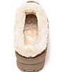 Color:Dusty Brown - Image 3 - Emerson Suede Water Resistant Pile Lined Mules