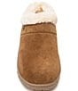 Color:Dusty Brown - Image 4 - Emerson Suede Water Resistant Pile Lined Mules
