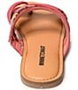 Color:Hot Pink Multi - Image 3 - Faribee Banded Thong Flat Sandals
