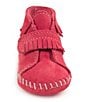 Color:Pink - Image 4 - Girls' Front Strap Bootie Crib Shoes (Infant)