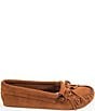 Color:Brown - Image 2 - Kilty Softsole Suede Moccasins