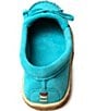 Color:Turquoise - Image 3 - Kilty Tread Suede Moccasins