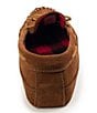 Color:Brown - Image 3 - Men's Double Bottom Fleece Lined Slippers