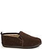 Color:Chocolate - Image 2 - Men's Suede Romeo Slippers