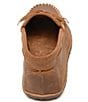 Color:Brown - Image 3 - Men's Water Resistant Tie Tread Moccasin Loafers