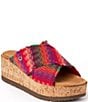 Minnetonka Posey Horizon Platform Slide Sandals - Image 1