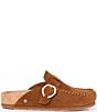 Minnetonka Suede Buckle Clogs - Image 4