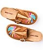 Minnetonka Sunset Embroidered Suede Buckle Clogs - Image 6