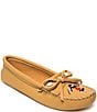 Color:Natural - Image 1 - Thunderbird Animikii Softsole Leather Moccasins