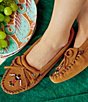 Color:Brown - Image 6 - Thunderbird Animikii Suede Softsole Moccasins
