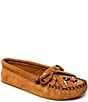 Color:Brown - Image 1 - Thunderbird Animikii Suede Softsole Moccasins