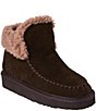 Minnetonka Women's Chandra Suede Berber Lined Platform Booties - Image 1
