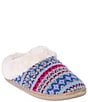 Minnetonka Women's Dina Multi Knit Faux Fur Lined Clog Slippers - Image 1