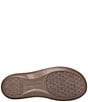 Color:Cognac - Image 5 - Silverthorne 360 Comfort Leather Flip Flops