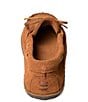 Color:Brown - Image 3 - Women's Tie Tread Water Resistant Suede Moccasins