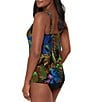 Miraclesuit Amazonia Dazzle Underwire Tankini Swim Top & Solid High Rise Bikini Swim Bottom - Image 3