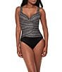 Miraclesuit Elysuim Escape Underwire Bra V-Neck One Piece Swimsuit - Image 1