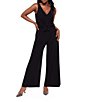 Miraclesuit Jesi Solid V-Neck Sleeveless Wide Leg Jumpsuit - Image 1